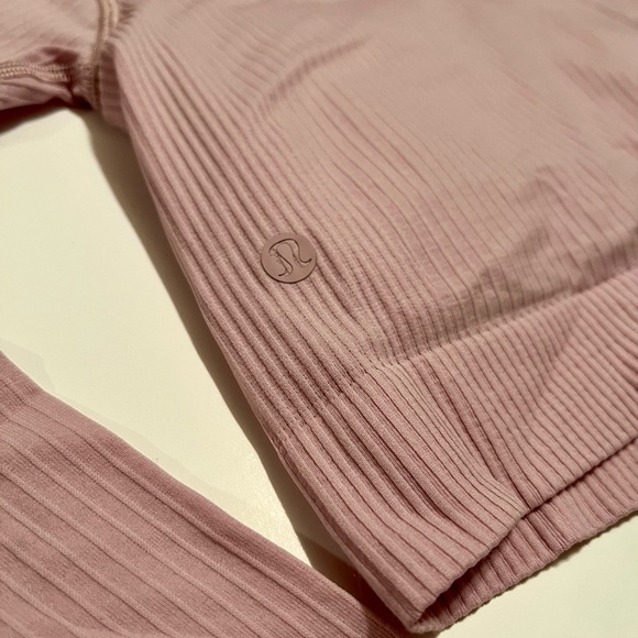 Lululemon Athletica Ebb to Street Long Sleeve Shirt | size: 8 | Lavender Dew - Picture 6 of 6